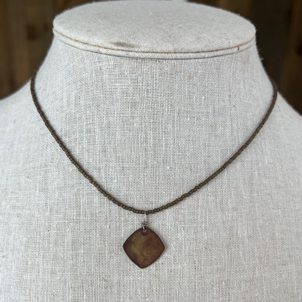 Guitar Pick shaped Necklace